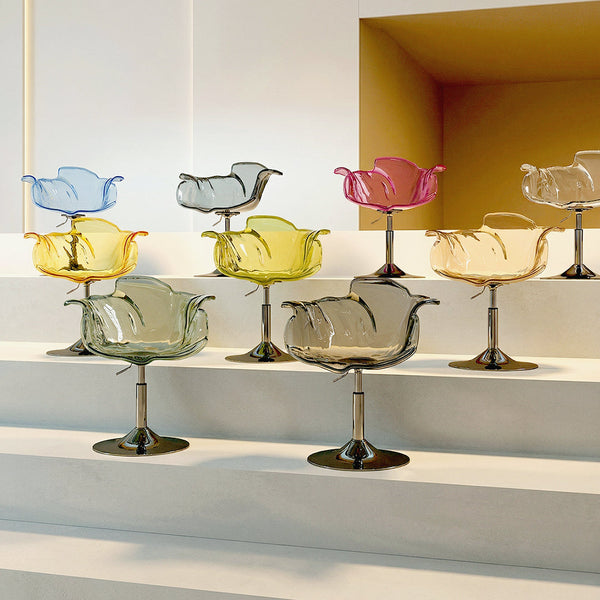 Flora Acrylic Dressing Table Chair