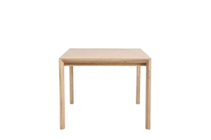 Slider Extendable Dining Table – Whitewash Finish, 170+40+40cm Modern 10-Seater