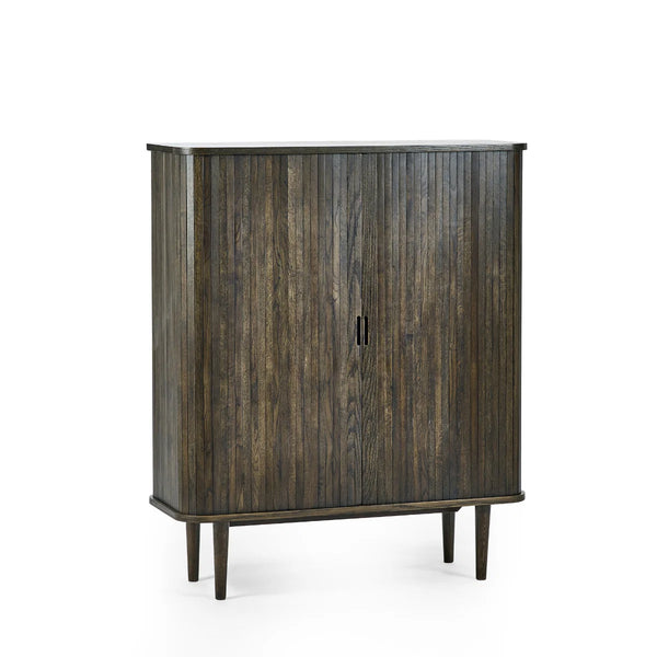 Julian Bowen Arya Wine Cabinet with Sliding Doors & Bottle Storage