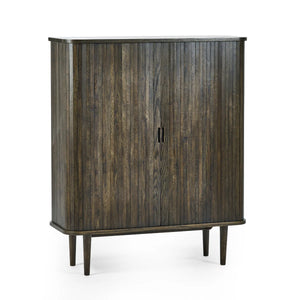 Julian Bowen Arya Wine Cabinet with Sliding Doors & Bottle Storage