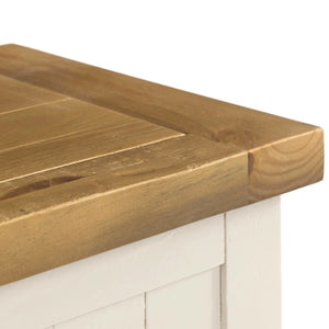Julian Bowen Aspen Storage Bench Grey Wash Reclaimed Pine Hallway Seat