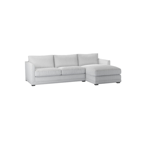 Bluebell Classic Chaise Sofa with wooden legs and plush cushions in traditional living room setting