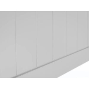 Julian Bowen Bella Wooden Bunk Bed – Solid Pine & MDF Frame, Space-Saving Design with Safety Rails & Ladder, White, Anthracite or Dove Grey