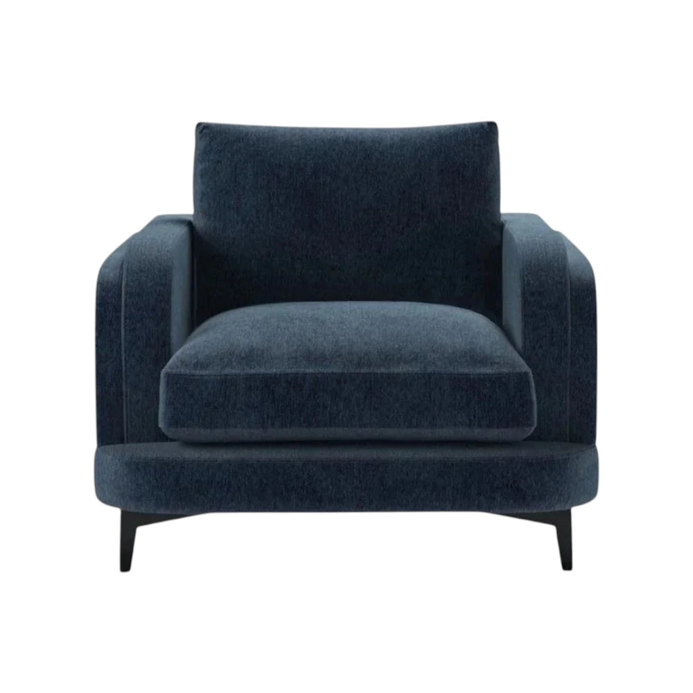 Boston Curved Arm Armchair in Pumice House Basket Weave - My Store