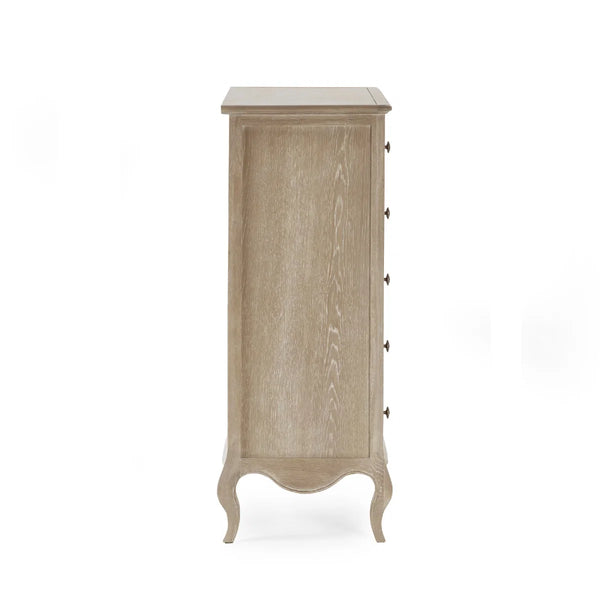 Julian Bowen Camille 4+2 Chest of Drawers – Elegant French-Inspired Wooden Bedroom Storage Cabinet with 6 Drawers