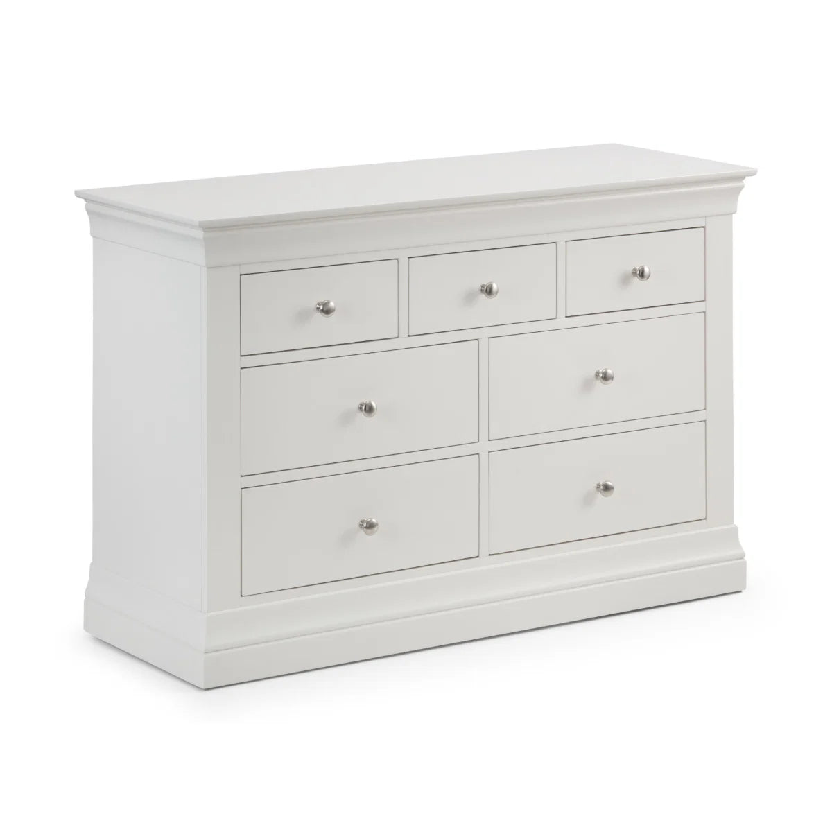 Bowen Clermont 4+3 Drawer Chest Lacquer – French Style Wooden Bedroom Storage Cabinet