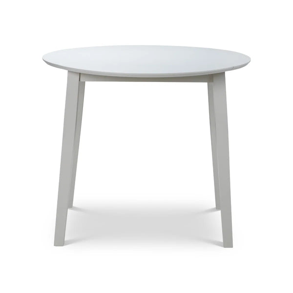 Julian Bowen Coast Grey Drop Leaf Round Dining Table – Space Saving Folding Dining Table for Small Kitchens & Dining Rooms