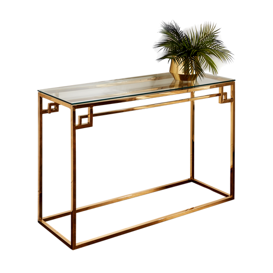 Cesar Gold Console Table