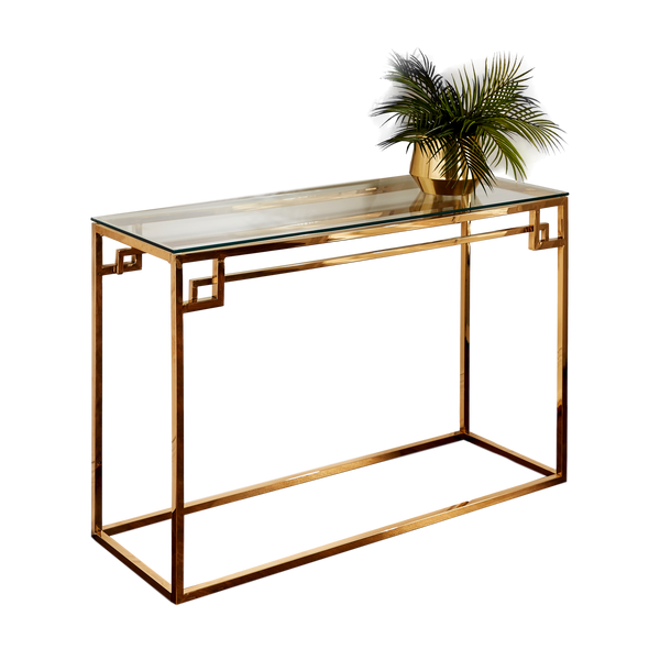 Cesar Gold Console Table