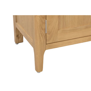 Julian Bowen Cotswold Oak Sideboard with 3 Drawers & 3 Doors – Solid Oak & Oak Veneers Storage Cabinet
