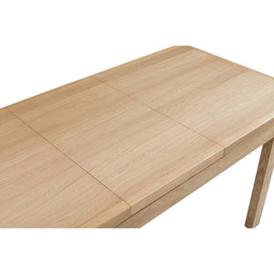 Curve Solid Oak Extending Dining Table with Butterfly Extension – 150-200cm