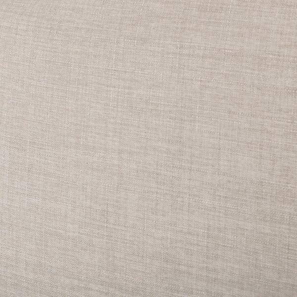 Julian Bowen Camille 150cm King Size Bed Frame with Upholstered Oatmeal Linen Headboard & Limed Oak Finish