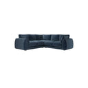 Bluebell Classic Chaise Sofa UK with wooden legs and fabric cushions in traditional living room setting