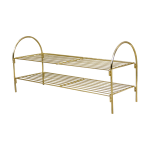 Gold Shoe Rack