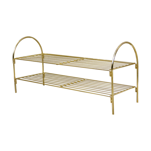 Gold Shoe Rack