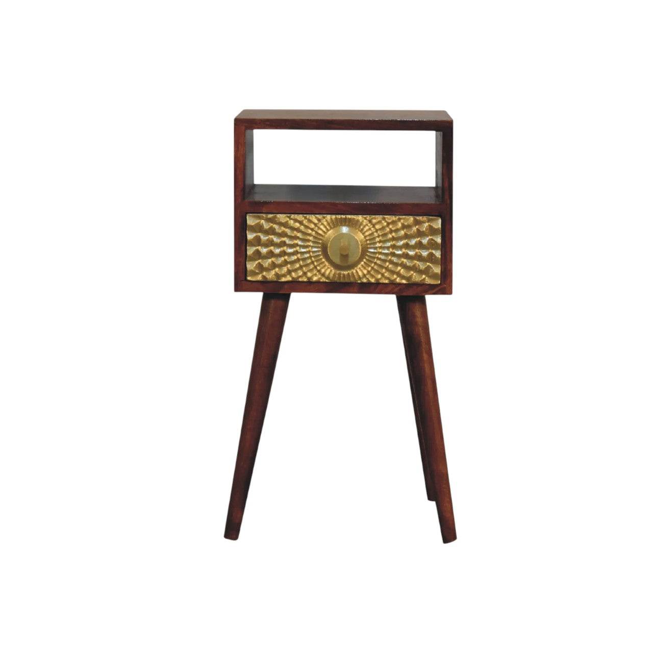 Eden Mini Bedside Table Solid Wood Storage