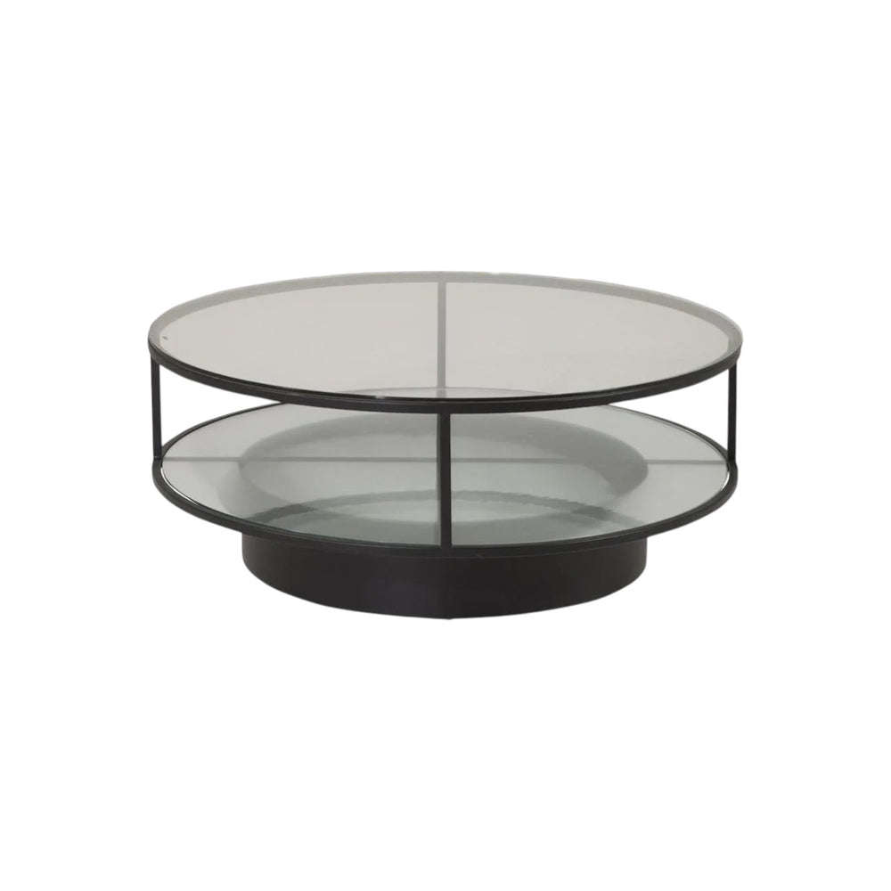 Falsterbo Round Sofa Table | Black, Modern Minimalist Design
