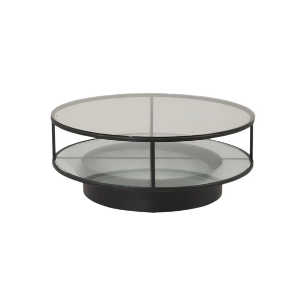 Falsterbo Round Sofa Table | Black, Modern Minimalist Design