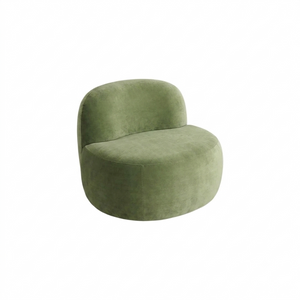 Elara Modern Curved 2 Seater Bouclé Sofa – Contemporary Upholstered Lounge Couch, Soft Plush Seating, Elegant Curved Design Sofa for Living Room & Office