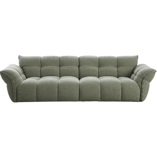Winslow Pumpin 3 Seater Boucle Sofa – Modern Contemporary Large Couch with High Resilience Sponge Comfort Seating for Living Room