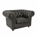 ChicComfort Chesterfield Velvet Armchair – Modern Upholstered Accent Lounge Chair with Solid Wood Frame, Contemporary Living Room Seating (Grey, Black, White, Green, Blue, Red, Brown)