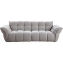 Winslow Pumpin 3 Seater Boucle Sofa – Modern Contemporary Large Couch with High Resilience Sponge Comfort Seating for Living Room