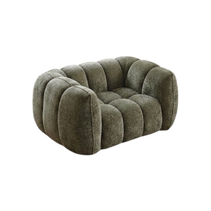 Winslow Pumpin Boucle Three Seater Sofa – Modern Upholstered Couch with High Resilience Foam, Contemporary Living Room Sofa in Soft Boucle Fabric