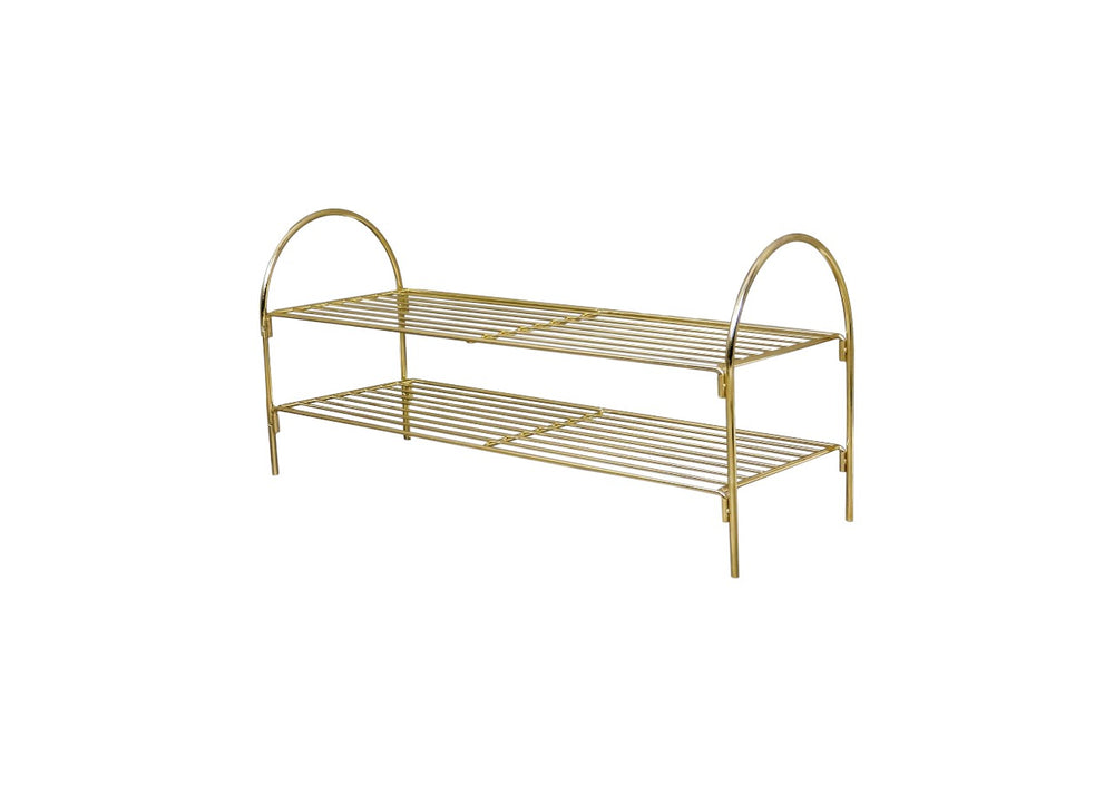 Gold Shoe Rack