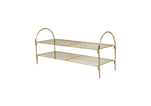 Gold Shoe Rack