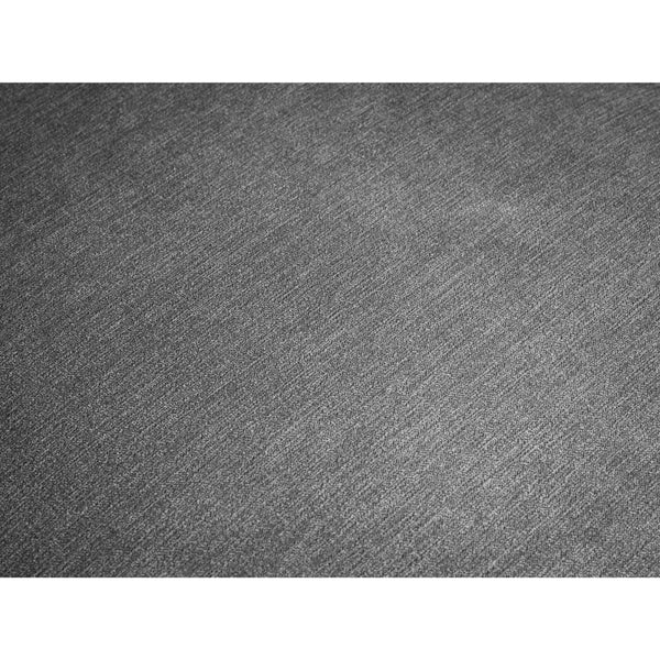 Hayward 3 Seater Chenille Fabric Sofa – Modern Dark Grey Upholstered Couch with Choice of Black or Light Oak Legs