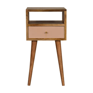 Scandinavian style solid wood bedside table