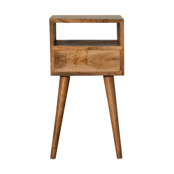 Mini Blush Hand Painted Mango Wood Bedside Table