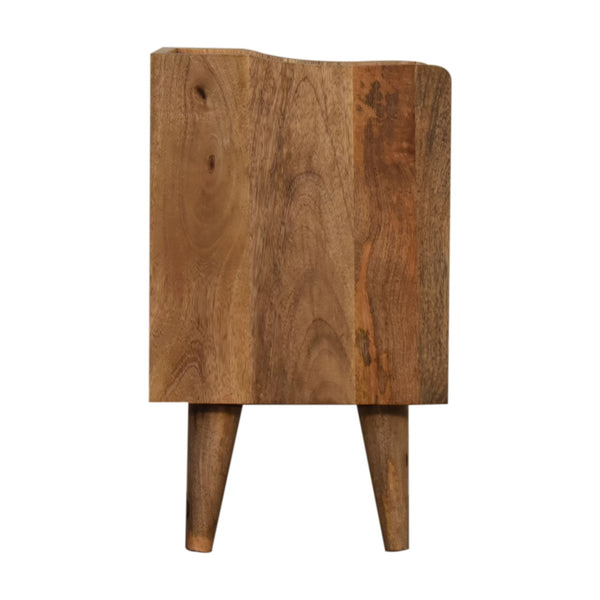 Oak-ish Small Gallery Back Bedside