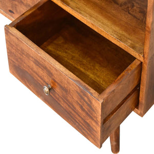 Chestnut Nordic 3 Drawer TV Unit - My Store