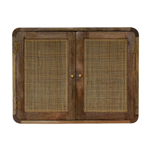 Floating  Knit Grey Wash Cabinet