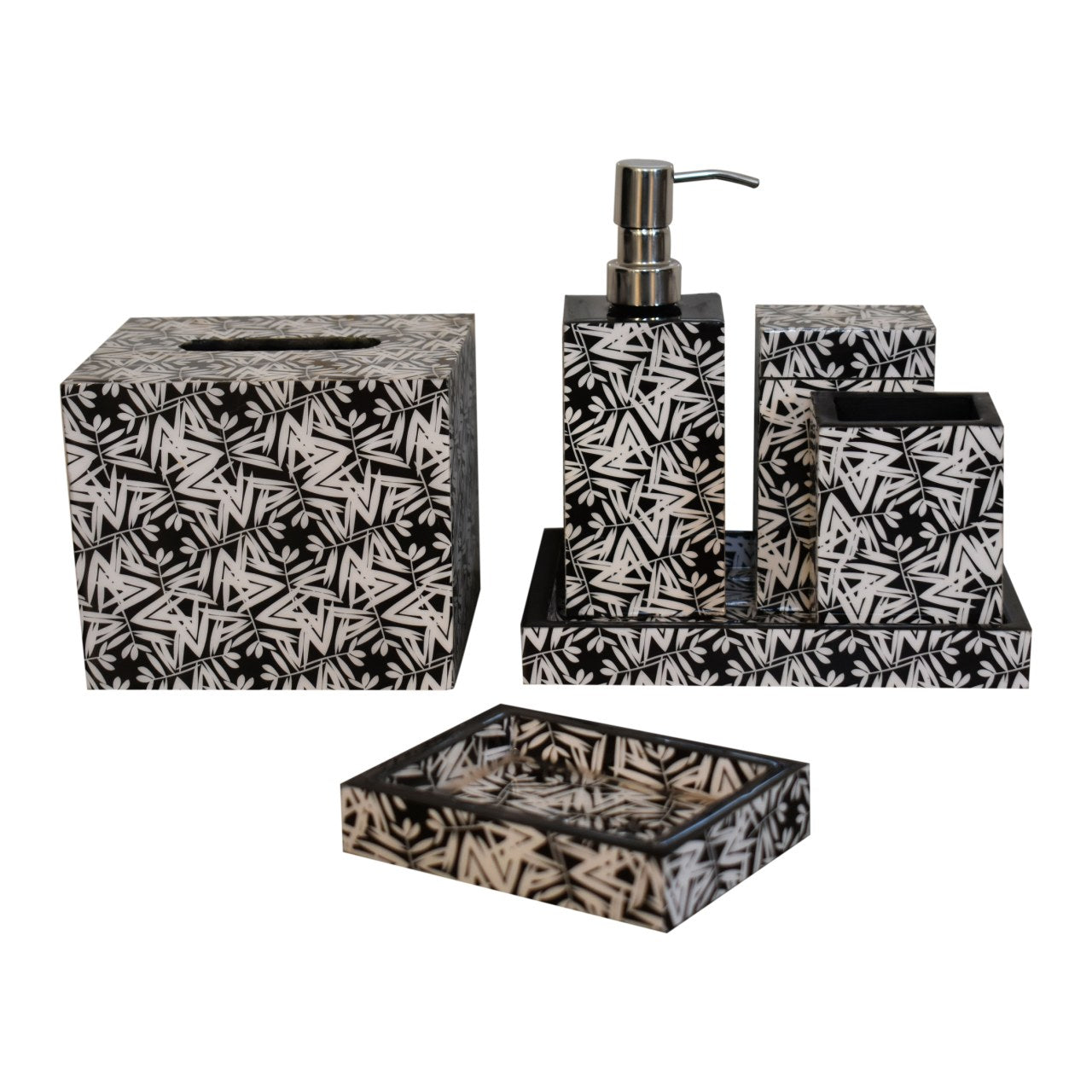 Aztec Print Bathroom Set 6