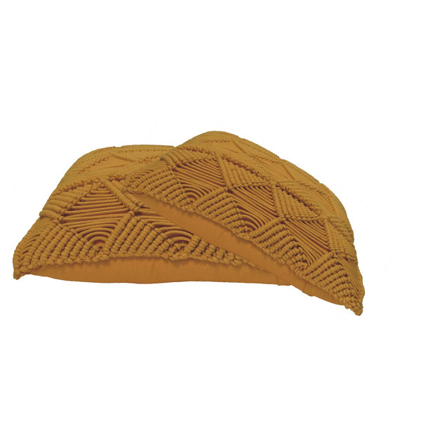 Artisan Esmi mustard cushions