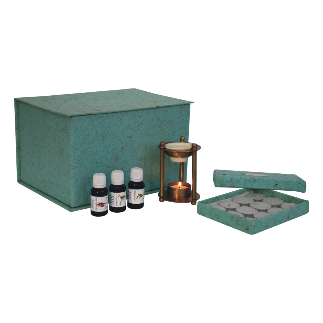 Brass Antique Burner Set