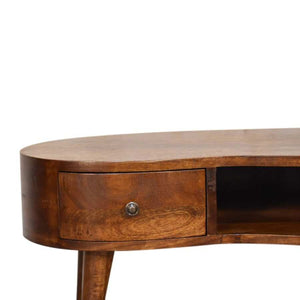 Mini Chesnut Wave Coffee Table - My Store
