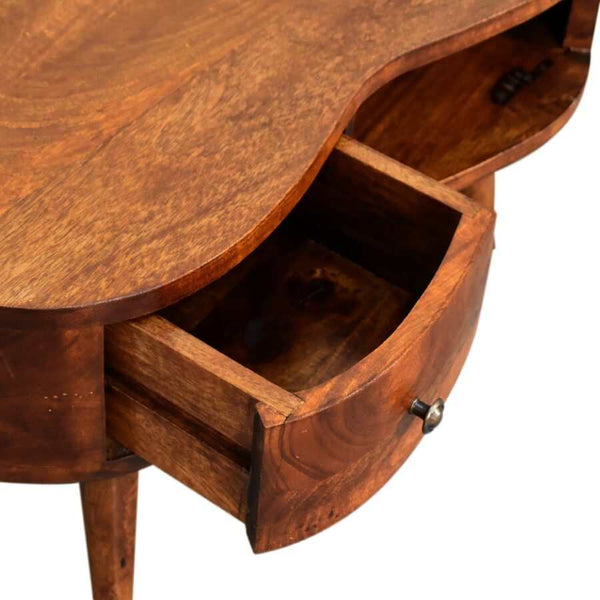 Mini Chesnut Wave Coffee Table - My Store