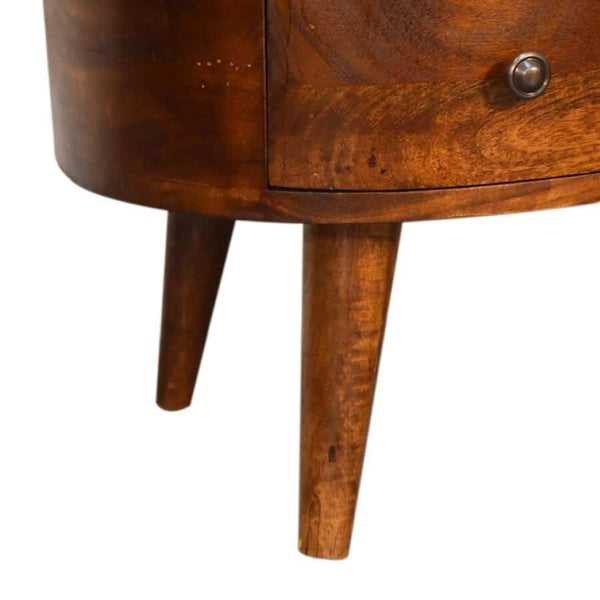 Mini Chesnut Wave Coffee Table - My Store