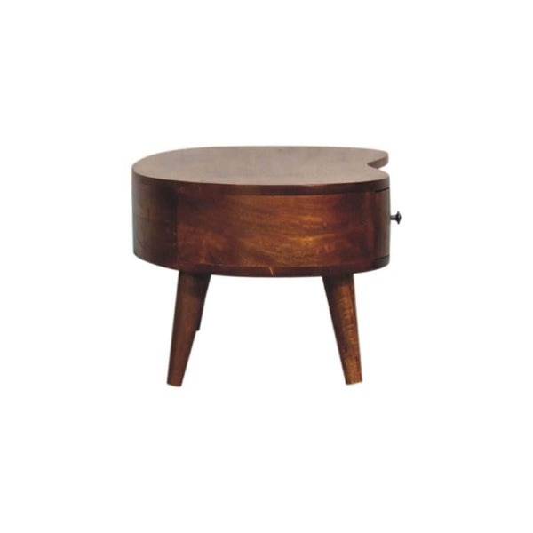Mini Chesnut Wave Coffee Table - My Store