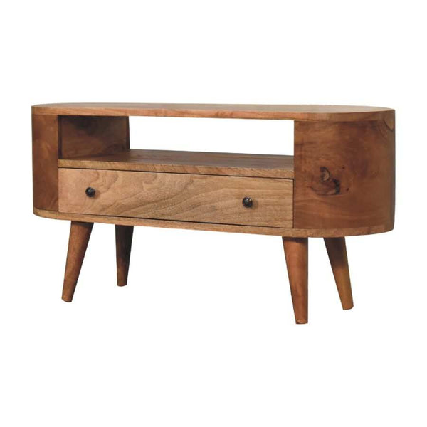 Mini Rounded Entertainment Unit - My Store