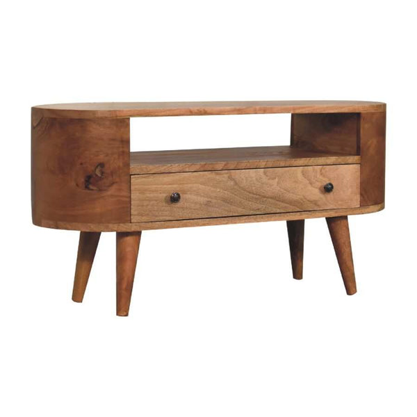 Mini Rounded Entertainment Unit - My Store