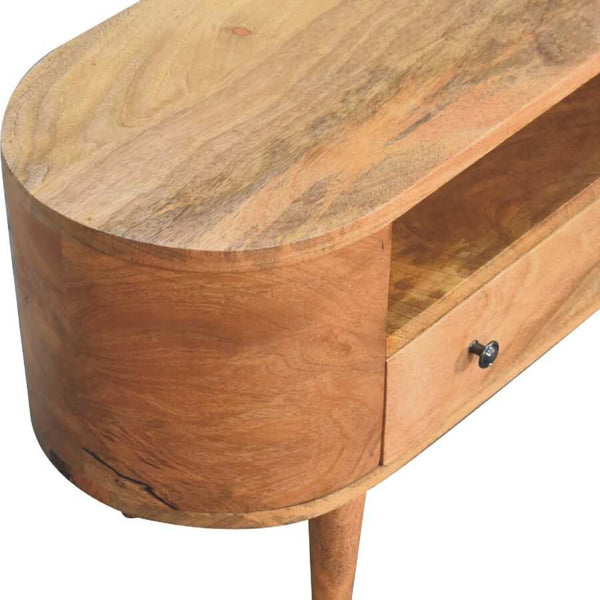 Mini Rounded Entertainment Unit - My Store