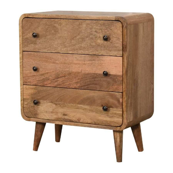 Mini Curved Oak-ish Chest - My Store