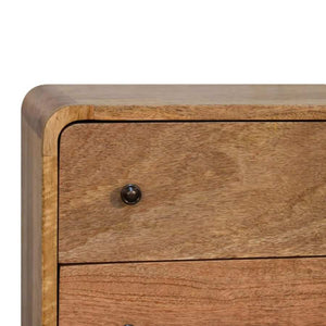 Mini Curved Oak-ish Chest - My Store