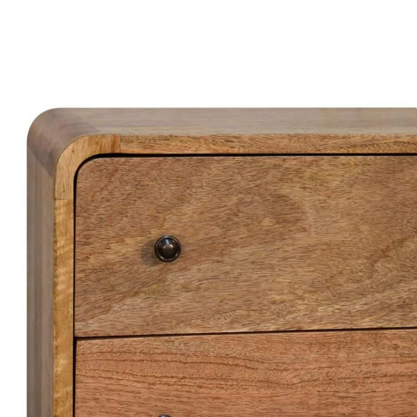 Mini Curved Oak-ish Chest - My Store