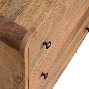Mini Curved Oak-ish Chest - My Store