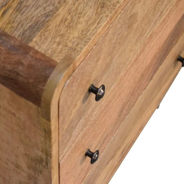 Mini Curved Oak-ish Chest - My Store